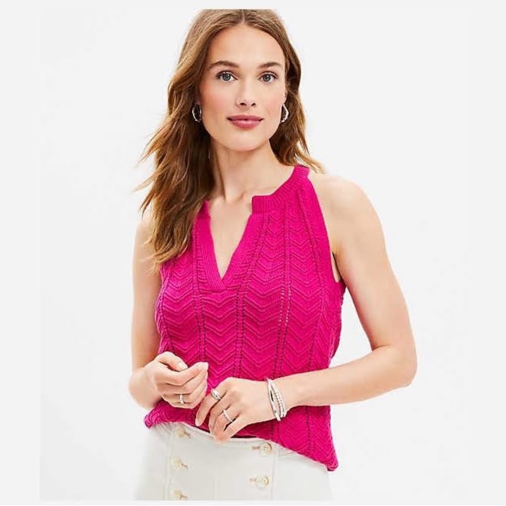 NWT LOFT Knit V-Neck Tank